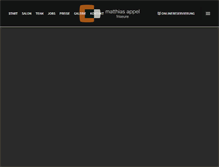Tablet Screenshot of matthias-appel-friseure.de